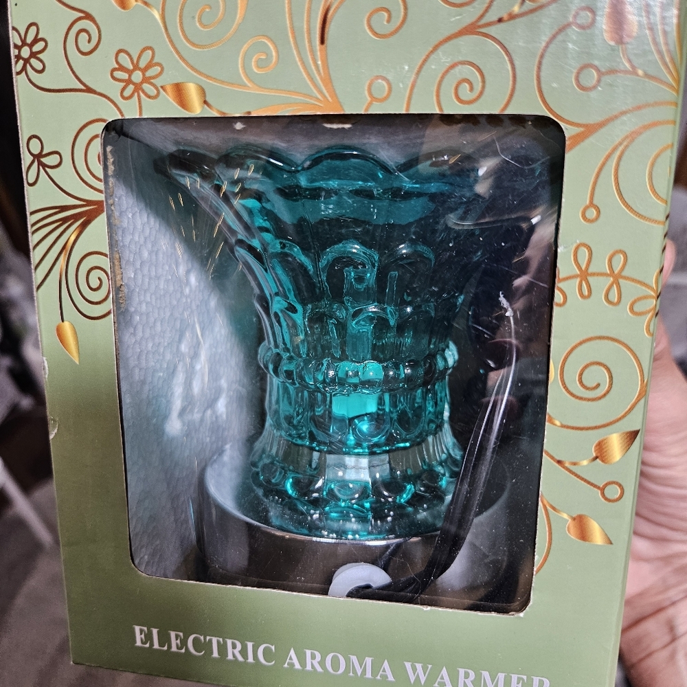 AROMA LAMP Beautiful Electric Touch Base Oil/Tart/Wax Warmer NIB - Picture 2 of 2